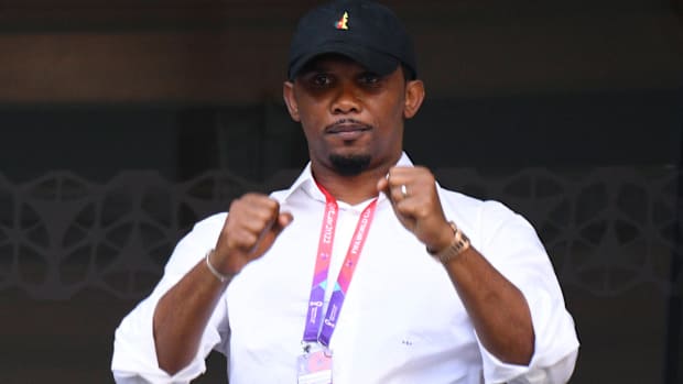 Samuel Eto’o kicked a fan in a World Cup altercation